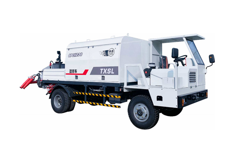 工程底盤雙噴頭（tóu）噴漿車